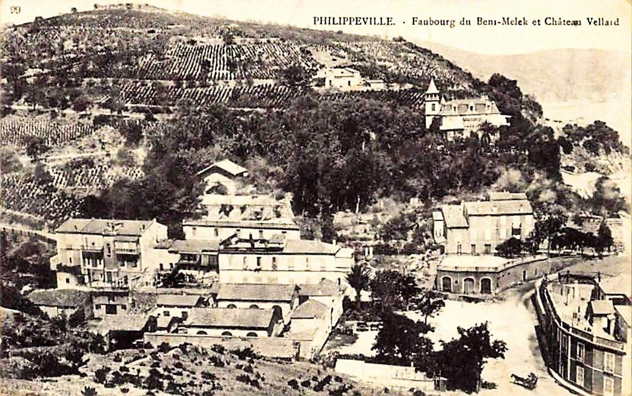 Philippeville - Faubourg du Beni-Melek et Chateau Vellard.jpg